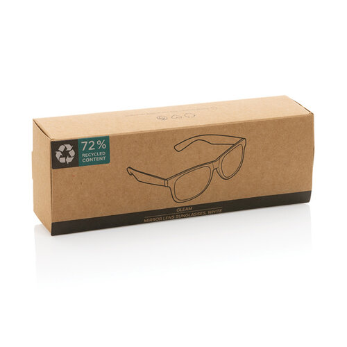 DéBlé Gleam RCS zonnebril P453.870 van gerecycled PC met gekleurde spiegelglazen UV400 CAT 3