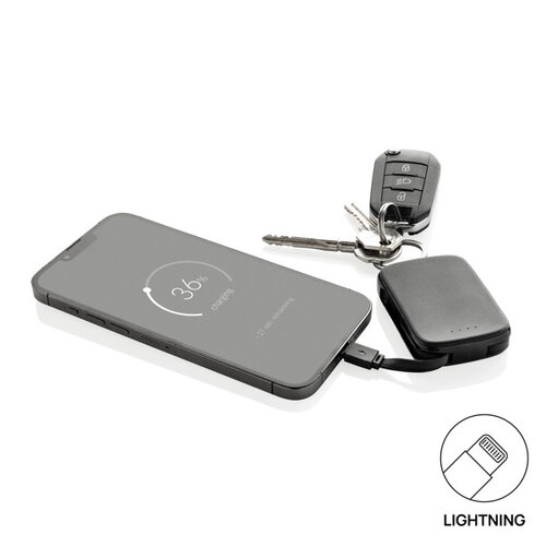 Nexo RCS sleutelhanger powerbank 2000mAh P323.030 bedrukt met logo