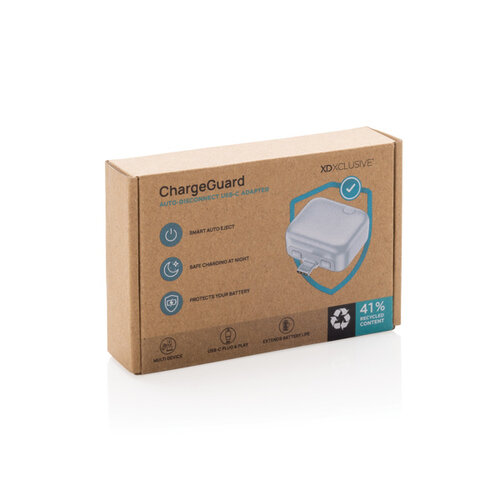 DéBlé ChargeGuard RCS USB-C-adapter met autom. uitschakeling (P301.89) bedrukken met logo