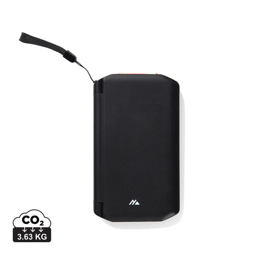 DéBlé Nordic Drift Titan 10.000mAh solar powerbank met 3 panelen (ND410.00) bedrukken met logo