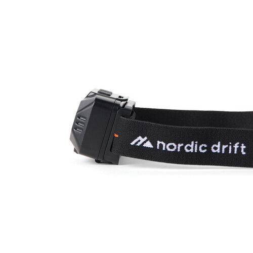 DéBlé NordicDrift Everest krachtige hoofdlamp met dubbele batterij (ND500.06) bedrukken met logo