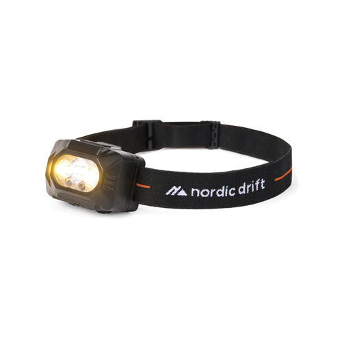 DéBlé NordicDrift Everest krachtige hoofdlamp met dubbele batterij (ND500.06) bedrukken met logo