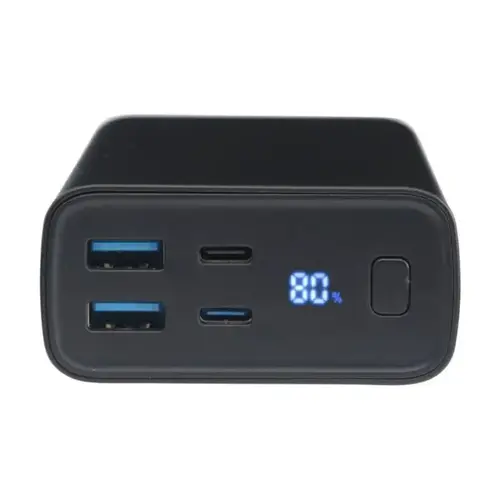 Powerbank RCS gerecycled ABS 20.000 mAh met batterijdisplay (262915)