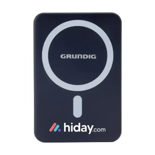 Grundig magnetische mini powerbank 5000 mAh (263288) in blauw