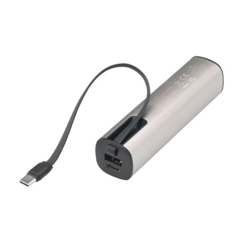 SlimBoost RCS powerbank 5000 mAh (263219) met geïntegreerde USB-C-kabel