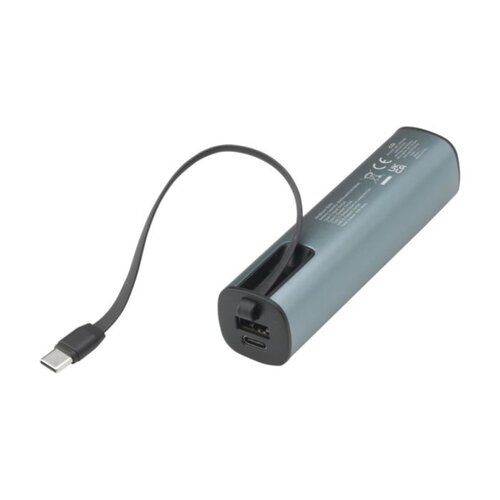 SlimBoost RCS powerbank 5000 mAh (263219) met geïntegreerde USB-C-kabel