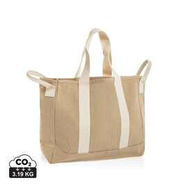 BEAU AWARE strandtas 400 gsm gerecycled canvas P763.55 bedrukt met logo