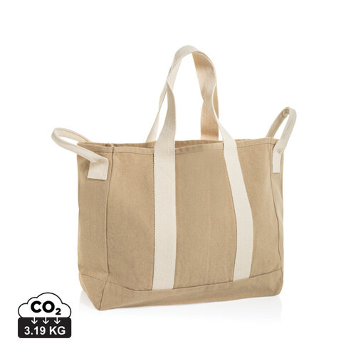 BEAU AWARE strandtas 400 gsm gerecycled canvas P763.55 bedrukt met logo