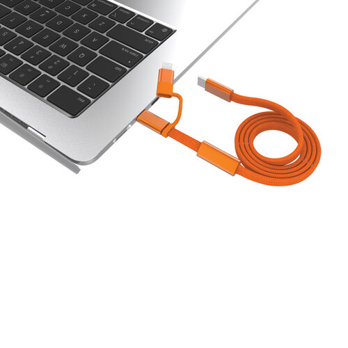DéBlé Arc RCS 60W 120 cm 2-in-1 snellaadkabel (P302.58) bedrukken met logo