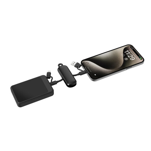 DéBlé Urban Vitamin Dublin 100W 4 -in-1 keychain cable (P302.97) bedrukken met logo