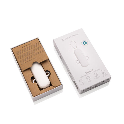 DéBlé Urban Vitamin Dublin 100W 4 -in-1 keychain cable (P302.97) bedrukken met logo