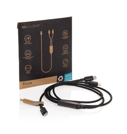DéBlé Terra 100W RCS Dual USB-C oplaadkabel (P302.99) bedrukken met logo