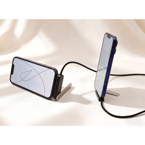 DéBlé Aluvia RCS 65W PD-kabel met verstelbare telefoonstandaard (P302.74) bedrukken met logo