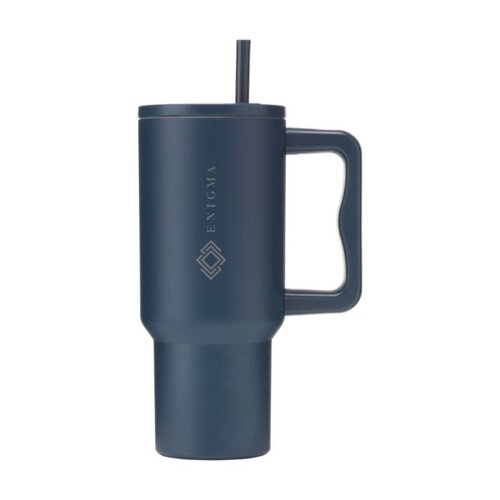 Rhino RCS thermosbeker 900 ml met rietje 261727 bedrukt met logo