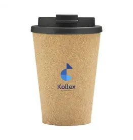 PLA Cork Cup koffiebeker 350 ml 269131 bedrukt met logo
