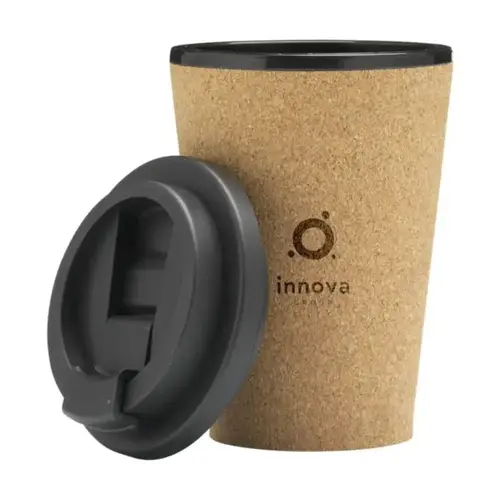 PLA Cork Cup koffiebeker 350 ml 269131 bedrukt met logo