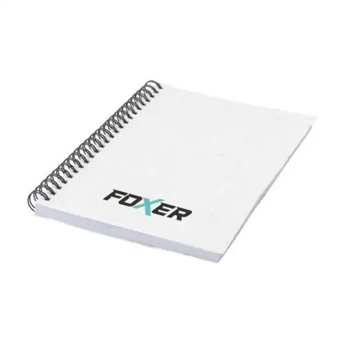 Seed Paper A5 notitieboek met zaadpapier 269100 bedrukt met logo