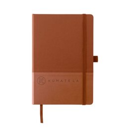 Groovy A5 notitieboek met ribstructuur 1502287 bedrukt met logo