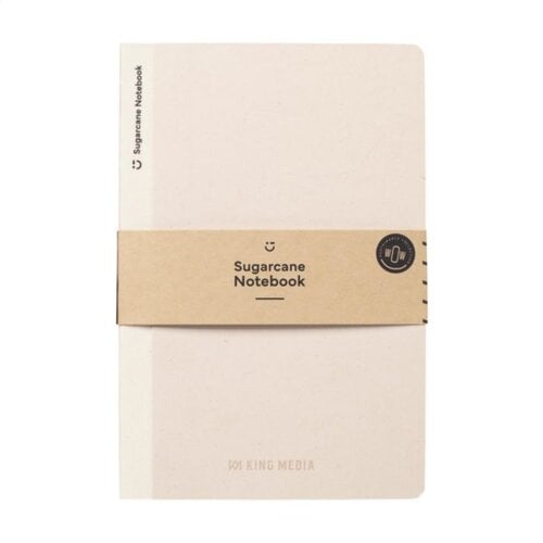 Sugarcane A5 notitieboek suikerrietpapier 263472 bedrukt met logo
