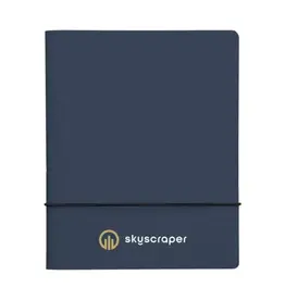 Recycled Leather Refillable A5 notitieboek 269139 bedrukt met logo