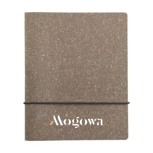 Recycled Leather Refillable A5 notitieboek 269139 bedrukt met logo