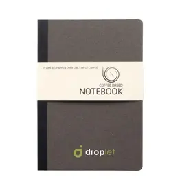 Coffee Notebook A5 notitieboek van koffiedik 269001 bedrukt met logo