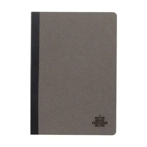 Coffee Notebook A5 notitieboek van koffiedik 269001 bedrukt met logo