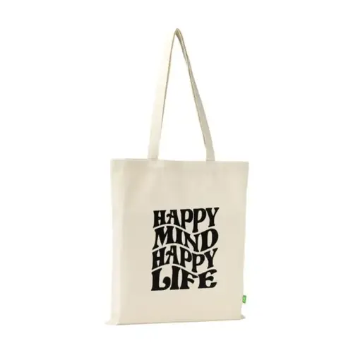 DéBlé Organic Canvas Shopper 320 g/m² 260851 bedrukt met logo