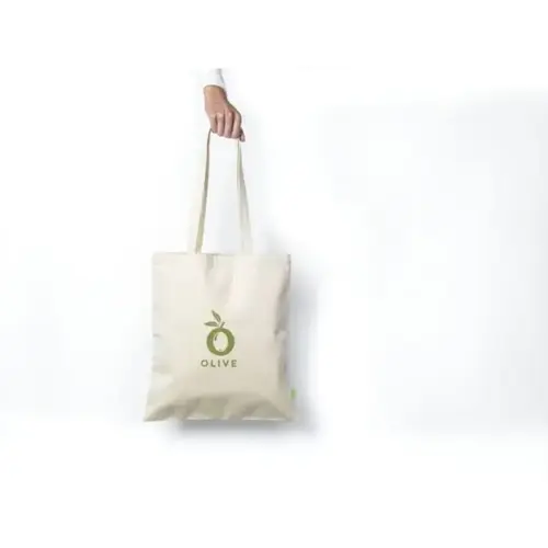 DéBlé Organic Canvas Shopper 320 g/m² 260851 bedrukt met logo