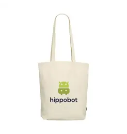DéBlé GRS Recycled Canvas Bag Natural 264136 bedrukt met logo