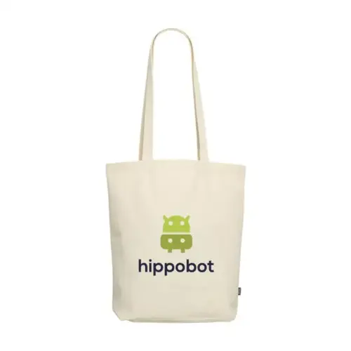 DéBlé GRS Recycled Canvas Bag Natural 264136 bedrukt met logo