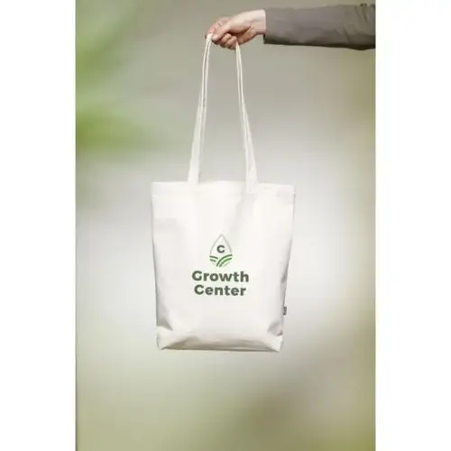 DéBlé GRS Recycled Canvas Bag Natural 264136 bedrukt met logo