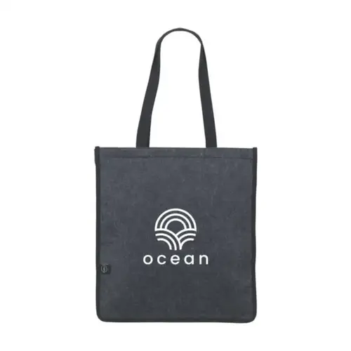 DéBlé Vibe Shopper GRS RPET Felt Cotton 263997 bedrukt met logo