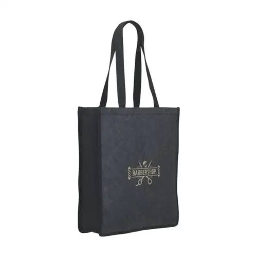 DéBlé Vibe Shopper GRS RPET Felt Cotton 263997 bedrukt met logo