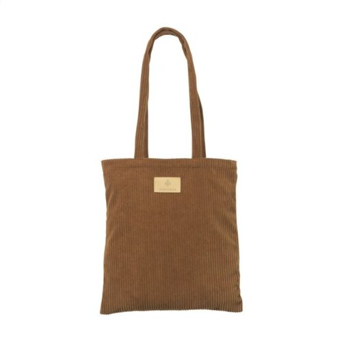 DéBlé Alfie GRS Recycled Corduroy Shopper 264097 bedrukt met logo
