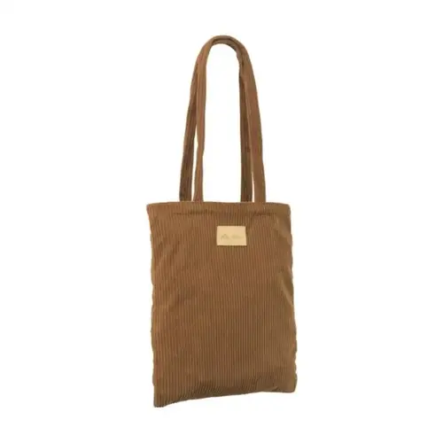 DéBlé Alfie GRS Recycled Corduroy Shopper 264097 bedrukt met logo