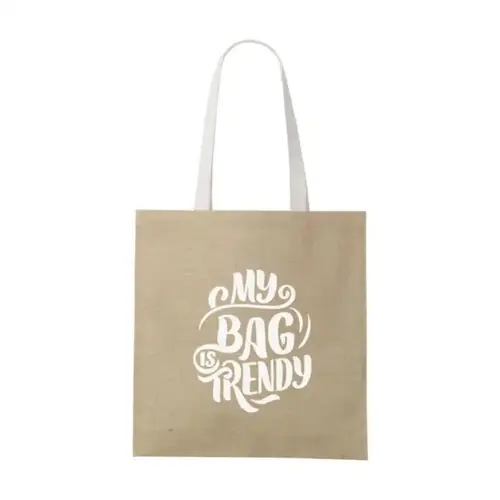 DéBlé Madrid Jute Shopper 320 g/m² 261387 bedrukt met logo