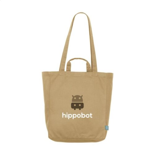 DéBlé Organic Cotton Canvas Tote Bag Colour 265231 bedrukt met logo