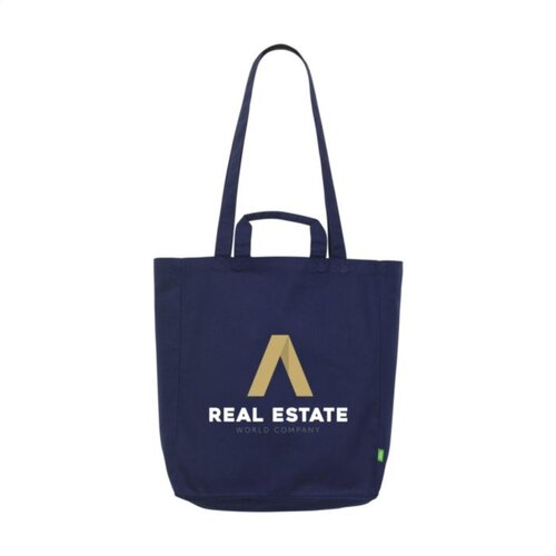 DéBlé Organic Cotton Canvas Tote Bag Colour 265231 bedrukt met logo