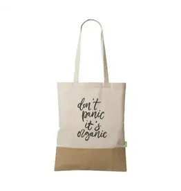 DéBlé Combi Organic Shopper Natural 160 g/m² 261177 bedrukt met logo