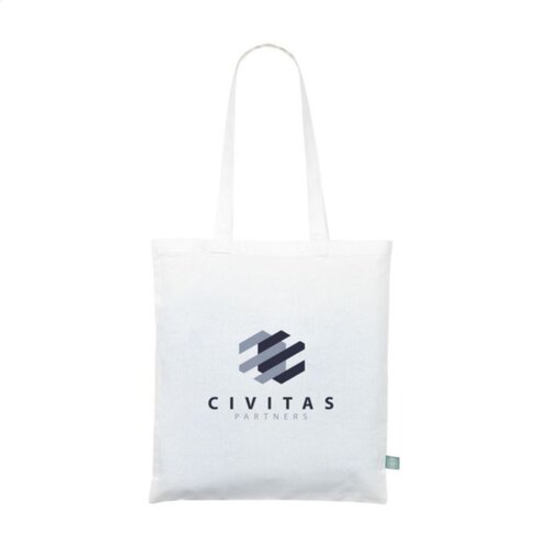 DéBlé Organic Cotton Shopper Colour 140 g/m² 261754 bedrukt met logo