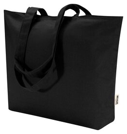 Ningbo katoenen tas met rits bedrukken met logo