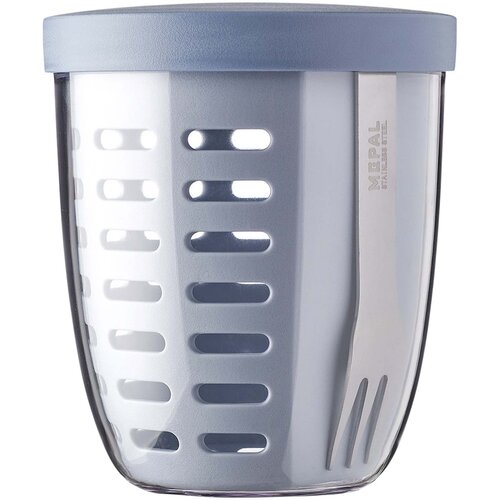 DéBlé Mepal Ellipse Fruit & Veggie Pot 600 ml 113181 bedrukt met logo
