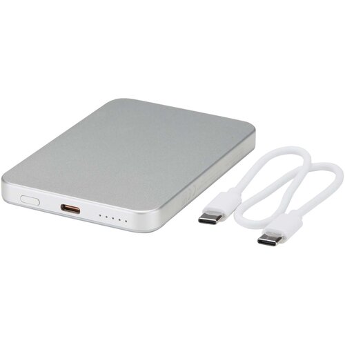 DéBlé Avis 5000 mAh magnetische aluminium powerbank 124443 gegraveerd met logo