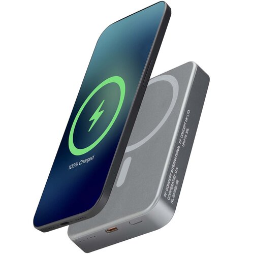 DéBlé Avis 10.000 mAh magnetische aluminium powerbank 124445 gegraveerd met logo