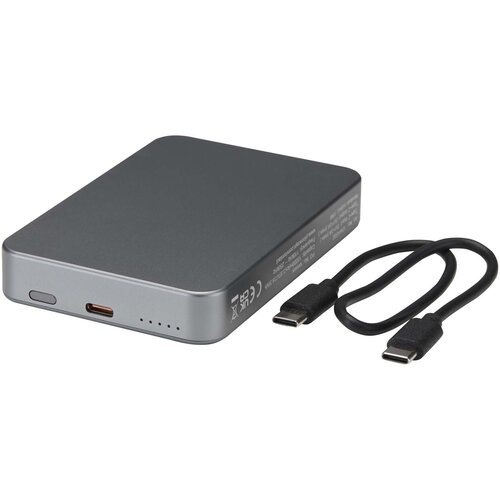 DéBlé Avis 10.000 mAh magnetische aluminium powerbank 124445 gegraveerd met logo