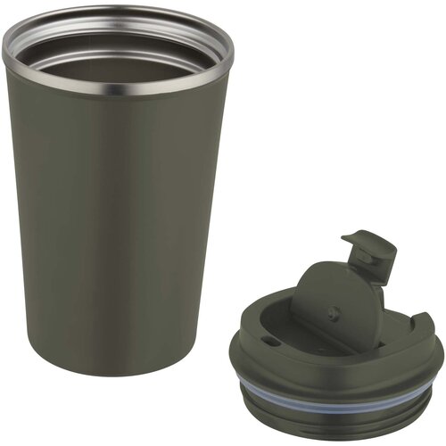DeBle Newport dubbelwandige RVS koffiebeker 350 ml gegraveerd met logo