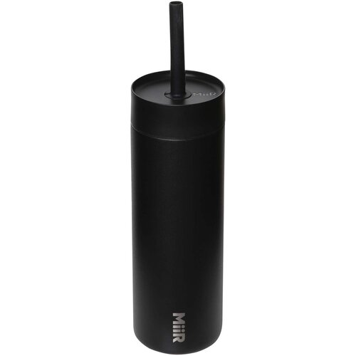 DéBlé MiiR Sipper waterfles met rietje 473 ml 100934 bedrukt met logo
