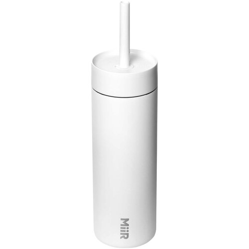 DéBlé MiiR Sipper waterfles met rietje 473 ml 100934 bedrukt met logo