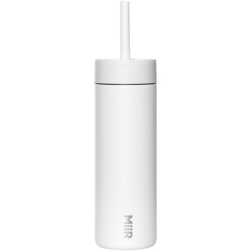 DéBlé MiiR Sipper waterfles met rietje 473 ml 100934 bedrukt met logo